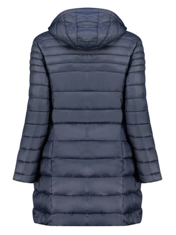 Geographical Norway Doorgestikte jas donkerblauw