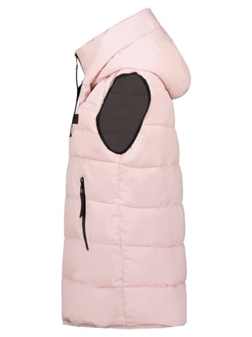 Geographical Norway Doorgestikte bodywarmer "Dolbar" lichtroze