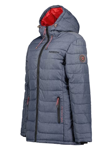 Geographical Norway Kurtka pikowana "Astana" w kolorze granatowym