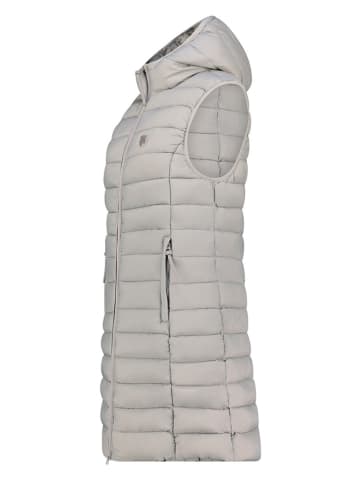 Geographical Norway Kamizelka pikowana "Vatikotal" w kolorze szarym