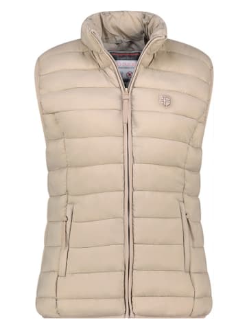 Geographical Norway Doorgestikte bodywarmer "Vatikotal" beige