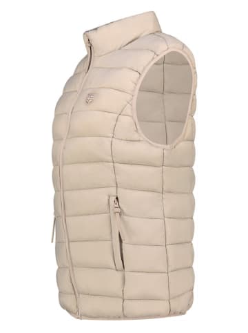 Geographical Norway Kamizelka pikowana "Vatikotal" w kolorze beżowym