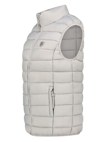 Geographical Norway Kamizelka pikowana "Vatikotal" w kolorze szarym