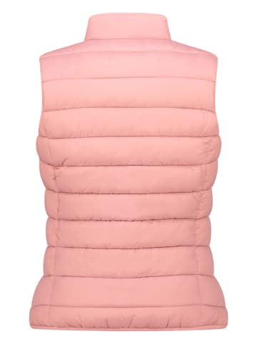 Geographical Norway Kamizelka pikowana "Vatikotal" w kolorze jasnoróżowym