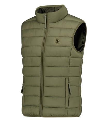 Geographical Norway Doorgestikte bodywarmer "Vatikotal" kaki