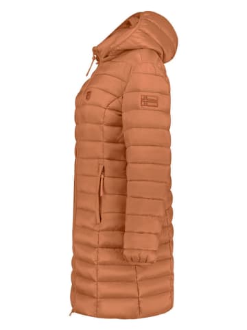 Geographical Norway Steppmantel "Atikotal" in Hellbraun