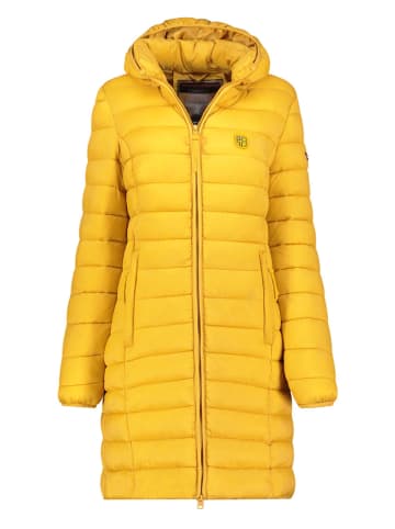 Geographical Norway Doorgestikte mantel "Atikotal" geel