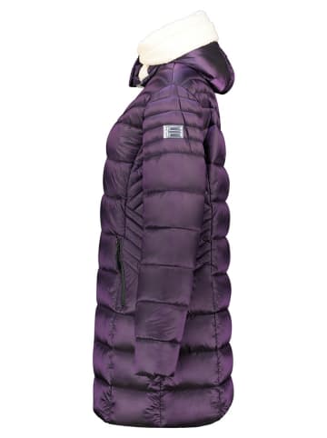 Geographical Norway Płaszcz pikowany "Carenne" w kolorze fioletowym