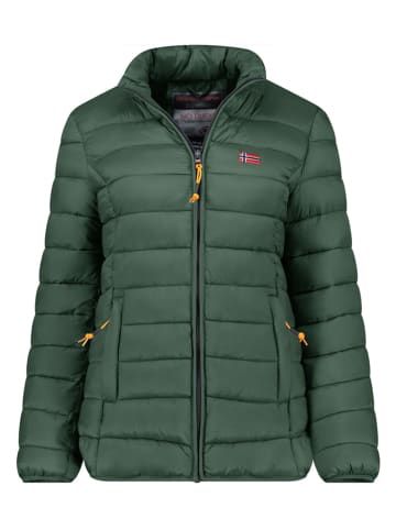 Geographical Norway Steppjacke "Atikolor" in Dunkelgrün