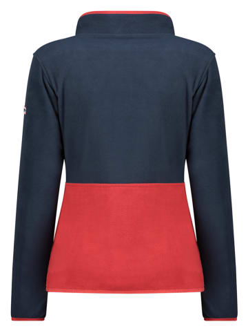 Geographical Norway Fleecejacke "Touki" in Dunkelblau/ Rot