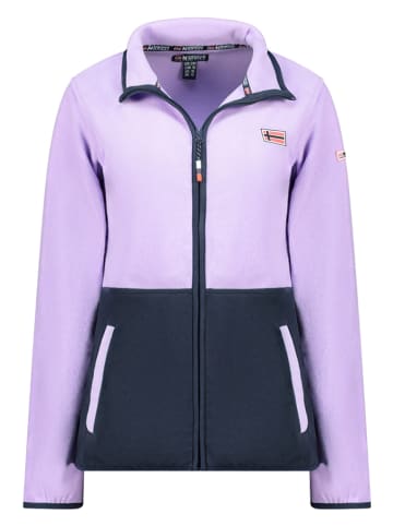 Geographical Norway Fleecejacke "Touki" in Dunkelblau/ Lila