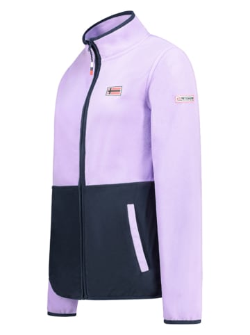 Geographical Norway Fleece vest "Touki" donkerblauw/paars