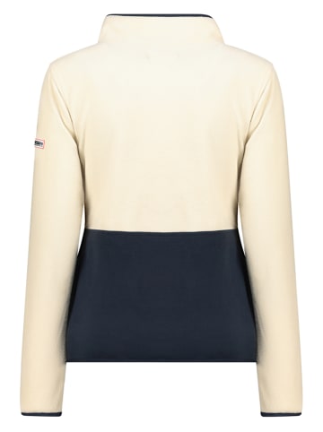 Geographical Norway Fleecejacke "Touki" in Creme/ Dunkelblau