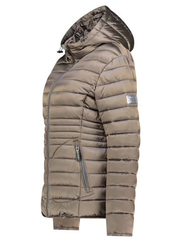 Geographical Norway Doorgestikte jas "Breezi" taupe