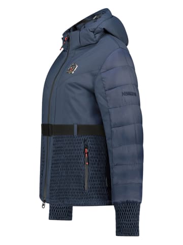 Geographical Norway Kurtka narciarska "Wolita" w kolorze granatowym