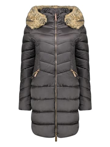 Geographical Norway Doorgestikte mantel "Bololita" zwart