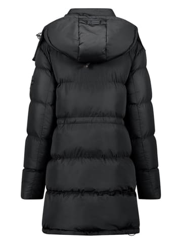 Geographical Norway Doorgestikte mantel "Dalmira" zwart