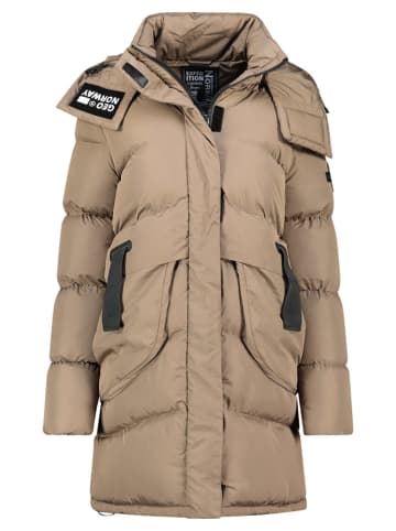 Geographical Norway Doorgestikte mantel "Dalmira" taupe