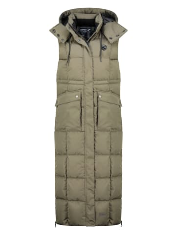 Geographical Norway Doorgestikte bodywarmer "Varda" kaki