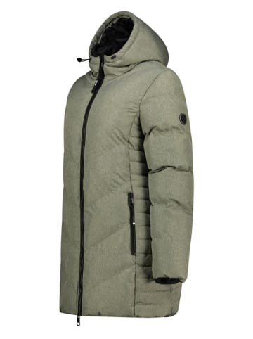 Geographical Norway Doorgestikte jas "Bisous" kaki