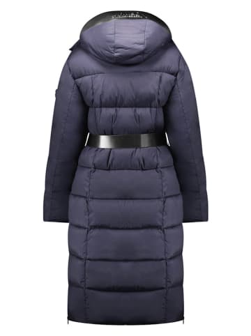 Geographical Norway Doorgestikte mantel "Antrena" donkerblauw