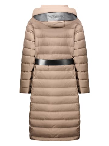 Geographical Norway Doorgestikte mantel "Eleonor" beige