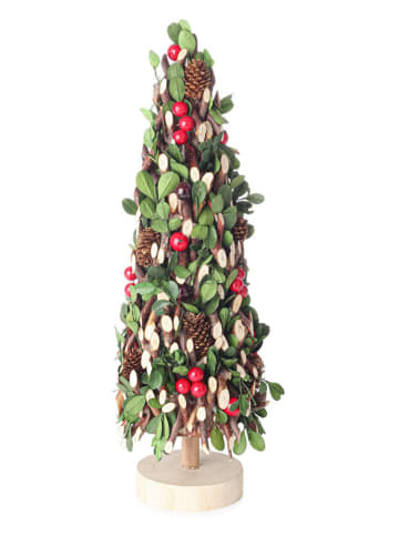 Bizzotto Dekofigur "Eloise" in Grün/ Rot - (H)38 cm