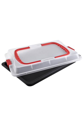 Dr. Oetker Blacha "Bake & Go" w kolorze czarno-białym do pieczenia - 42 x 29 cm