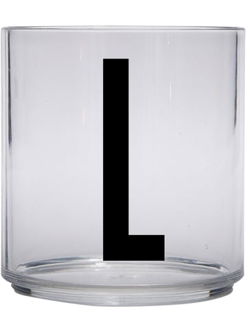 Design Letters Beker "L" transparant - 220 ml