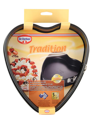 Dr. Oetker Springform "Tradition" in Schwarz - Ø 25 cm