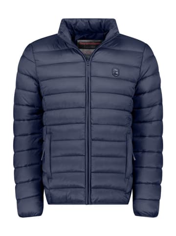 Geographical Norway Kurtka pikowana "Amigotal" w kolorze granatowym