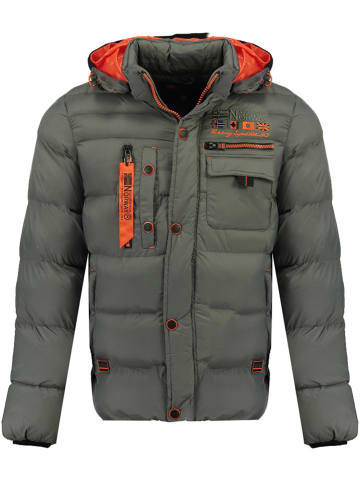 Geographical Norway Doorgestikte jas "Citernier" grijs