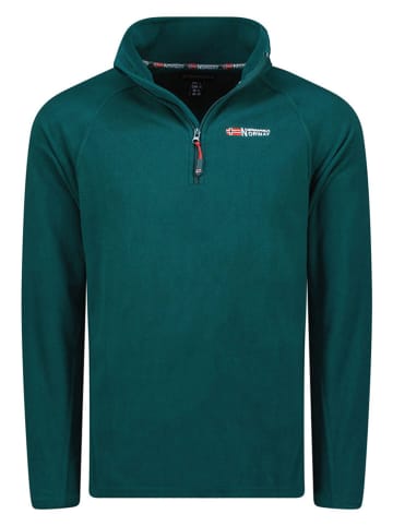 Geographical Norway Fleece trui "Tug" donkergroen
