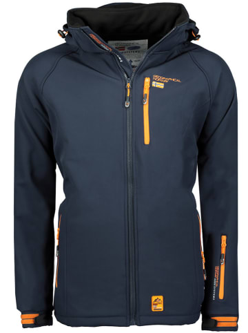 Geographical Norway Kurtka softshellowa "Ritchone" w kolorze granatowym