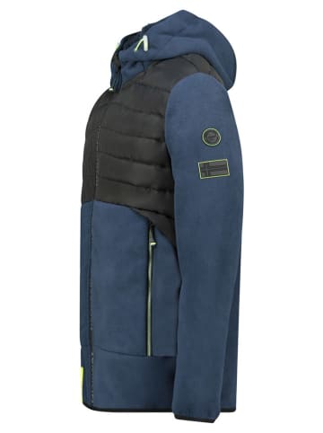 Geographical Norway Kurtka polarowa "Timeup" w kolorze granatowym
