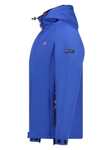 Geographical Norway Kurtka softshellowa "Tamigoglor" w kolorze niebieskim