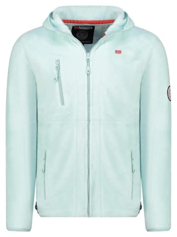 Geographical Norway Fleece vest "Upload" lichtblauw