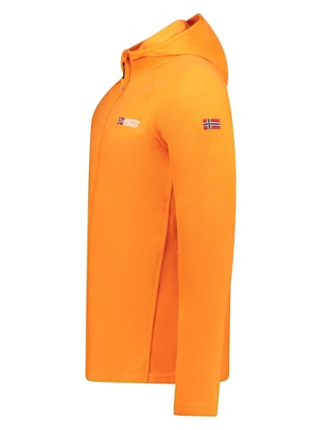 Geographical Norway Kurtka polarowa "Tugood" w kolorze pomarańczowym