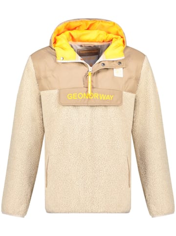 Geographical Norway Kurtka polarowa "Teclass" w kolorze beżowym