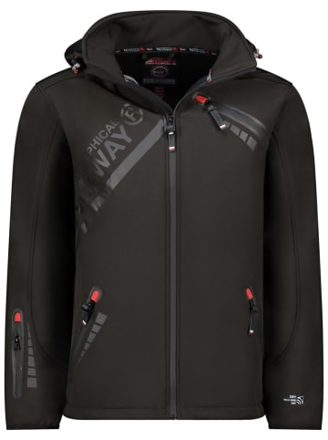 Geographical Norway Kurtka softshellowa "Twopac" w kolorze czarnym