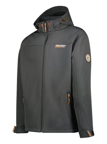 Geographical Norway Kurtka softshellowa "Takeni" w kolorze ciemnoszarym