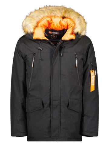 Geographical Norway Parka "Arnold" in Schwarz