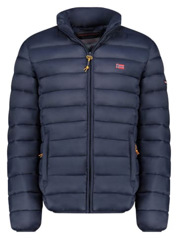 Geographical Norway Kurtka pikowana w kolorze granatowym