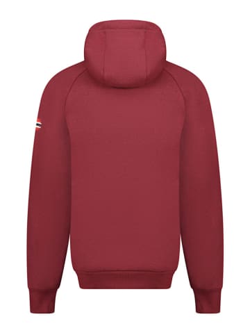Geographical Norway Hoodie "Gexpe" in Bordeaux