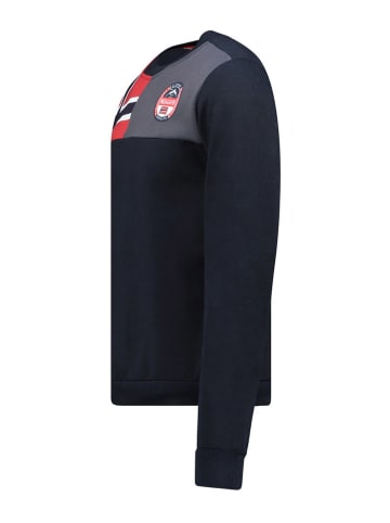 Geographical Norway Sweatshirt "G-Round" in Dunkelblau