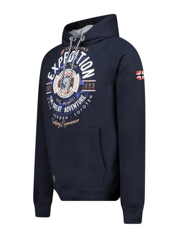 Geographical Norway Hoodie "Galdemar" donkerblauw
