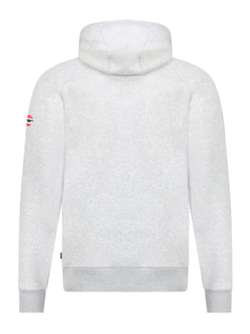 Geographical Norway Hoodie "Galdemar" in Grau