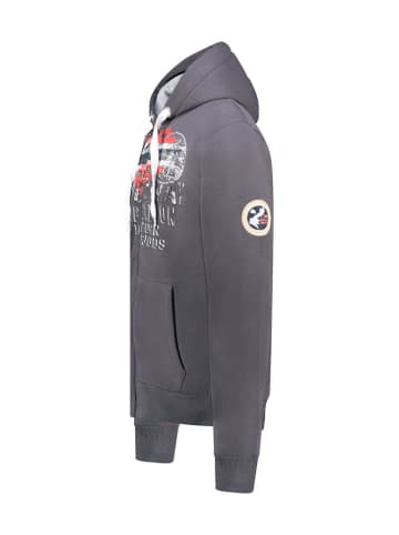 Geographical Norway Sweatjacke "Gelegant" in Grau