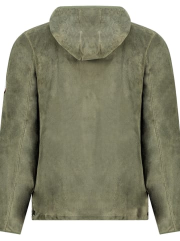 Geographical Norway Kurtka polarowa "Upload" w kolorze khaki