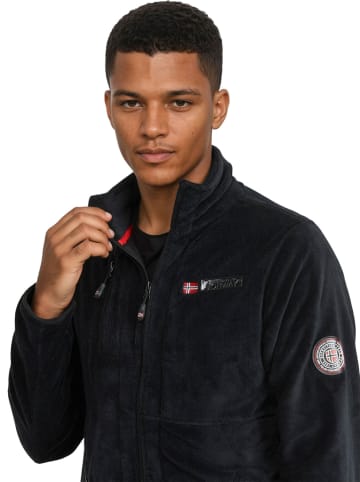 Geographical Norway Kurtka polarowa "Upload" w kolorze czarnym